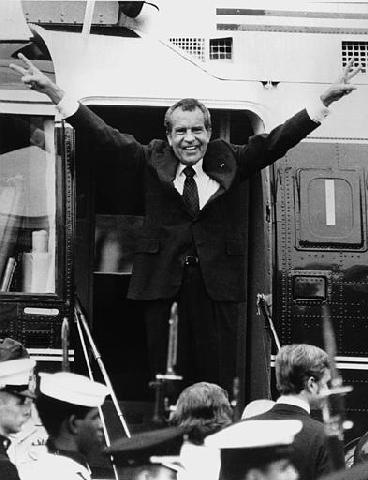 Nixon resigns, 1974