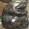 crappy pic of the most fun, best patina I ever did - the artist, John Stribiak, said 'go for it,' so I did - I hope it held up
