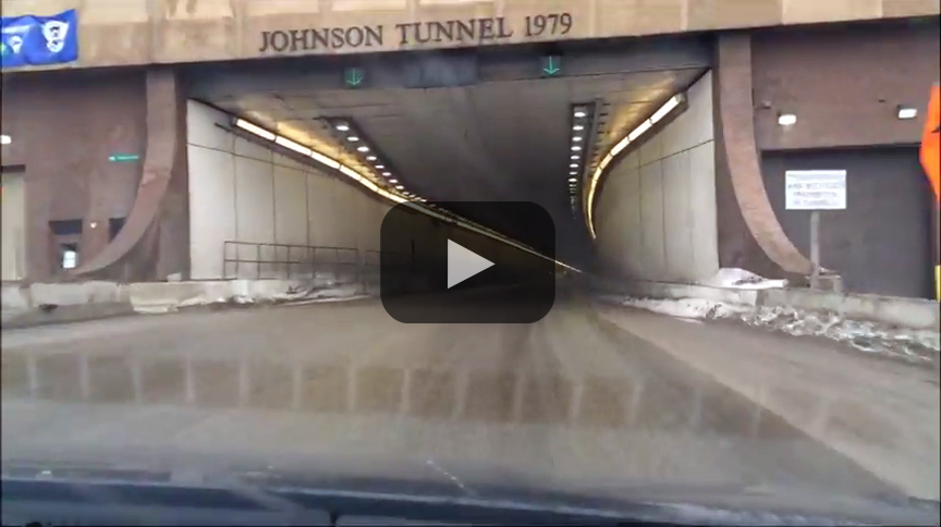 Seven Colorado tunnels in two and a half minutes.
