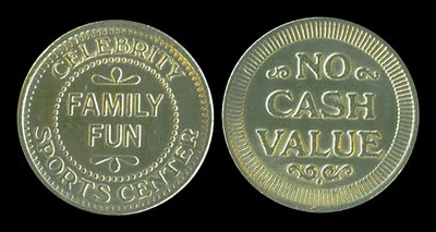 Celebrity Sports Center arcade token