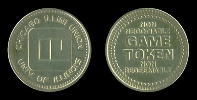 Chicago Illini Union/Univ. of Illinois arcade token