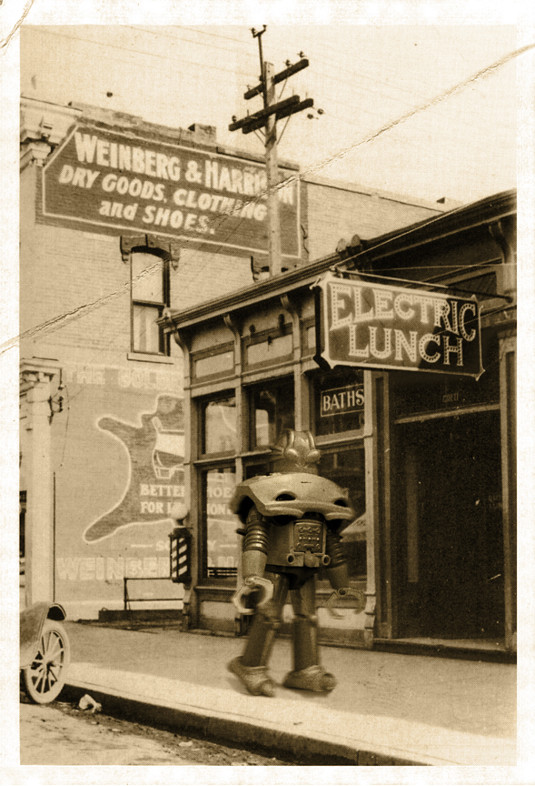 Electric Lunch: downtown Loveland, CO, circa 1910 - Bullmark Blazer diecast