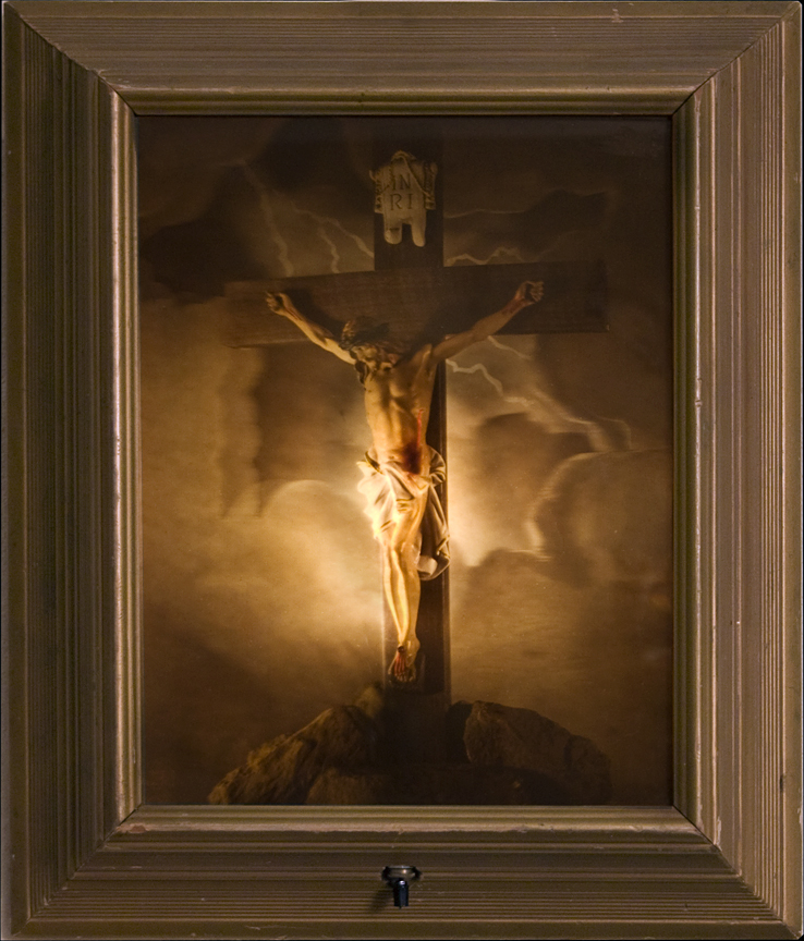 Cross Purposes - sterophonic lenticular Christ